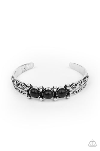 Mojave Glyphs Paparazzi Black Bracelet
