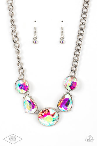 All The Worlds My Stage Paparazzi Multi Iridescent Necklace