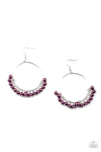 Load image into Gallery viewer, Things Are Looking UPSCALE Paparazzi Purple Earrings