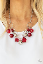 Load image into Gallery viewer, Cosmic Getaway Paparazzi Red Necklace