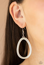 Load image into Gallery viewer, Casual Curves Paparazzi Silver Earrings