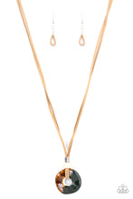 Load image into Gallery viewer, Primal Paradise Paparazzi Brown Necklace with Tan Suede