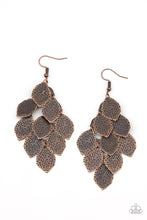 Load image into Gallery viewer, Loud and Leafy Paparazzi Copper Earrings