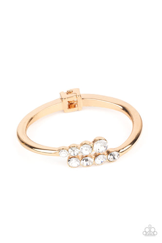 Defying Dazzle Paparazzi Gold Bracelet