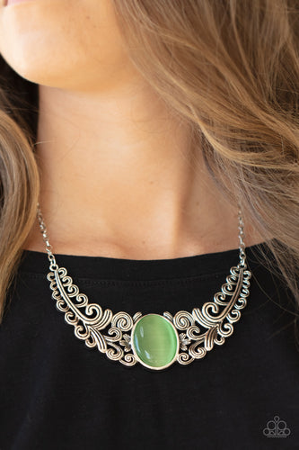 Celestial Eden Paparazzi Green Necklace