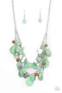 Spring Goddess Paparazzi Green Necklace