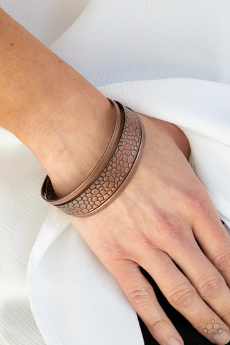 Jungle Jingle Paparazzi  Copper Bracelet