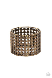 Cool and CONNECTED Paparazzi Brass Bracelet