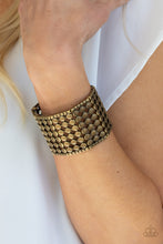 Load image into Gallery viewer, Cool and CONNECTED Paparazzi Brass Bracelet