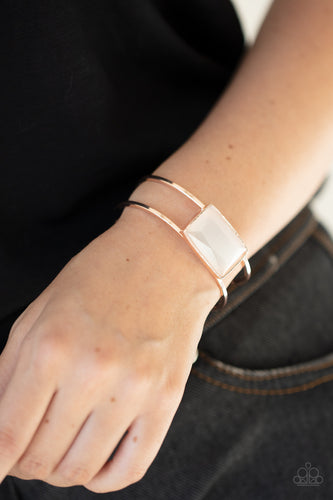 Rehearsal Refinement Paparazzi Rose Gold Bracelet