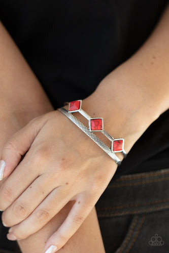 Adobe Ascension Paparazzi Red Bracelet