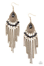 Load image into Gallery viewer, Floating on HEIR Paparazzi Brass Earrings