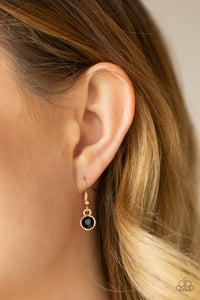 Urban Royalty Paparazzi  Black and Gold Necklace