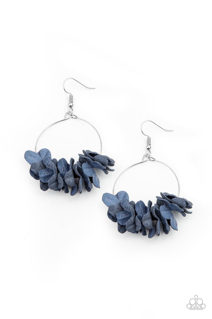 Flirty Florets Paparazzi  Blue Earrings