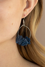 Load image into Gallery viewer, Flirty Florets Paparazzi  Blue Earrings
