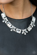 Load image into Gallery viewer, Long Live Sparkle Paparazzi White Bling Necklace