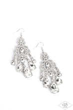 Load image into Gallery viewer, Queen Of All Things Sparkly - White Earrings