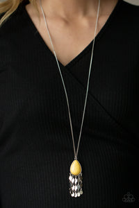 Musically Mojave Paparazzi Yellow Necklace