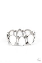 Load image into Gallery viewer, Flamboyant Tease Paparazzi White Bracelet