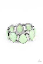 Load image into Gallery viewer, Flamboyant Tease Paparazzi Green Bracelet