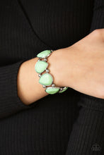 Load image into Gallery viewer, Flamboyant Tease Paparazzi Green Bracelet