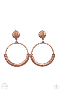 Rustic Horizons Paparazzi Copper Clip On Earrings