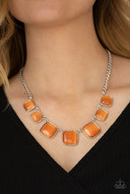 Load image into Gallery viewer, Aura Allure Paparazzi Orange Necklace