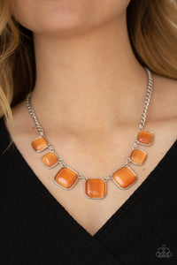 Aura Allure Paparazzi Orange Necklace