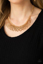 Load image into Gallery viewer, Metro Mirage Paparazzi Gold Necklace
