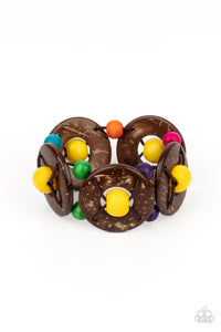 Island Adventure Paparazzi Multi Wood Bracelet