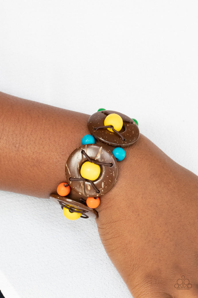 Island Adventure Paparazzi Multi Wood Bracelet