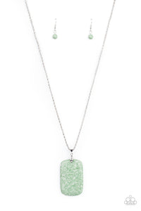 Fundamentally Funky Paparazzi Green Stone Necklace