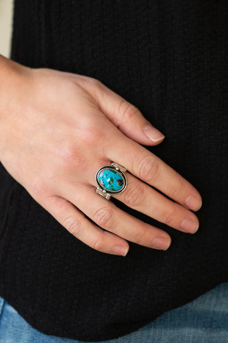 Terrifically Terrazzo Paparazzi Blue Ring