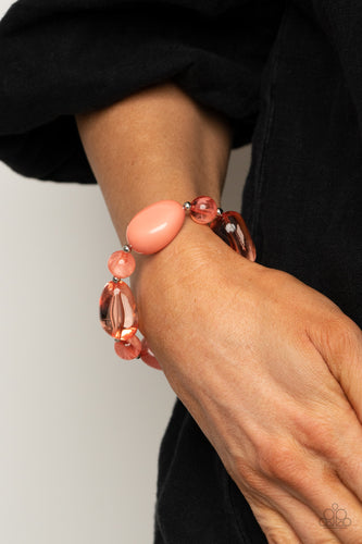 I Need a STAYCATION Paparazzi Orange Bracelet