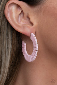 A Chance of RAINBOWS Paparazzi Pink Earrings