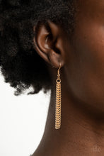 Load image into Gallery viewer, Metallic Merger Paparazzi Gold Silver Necklace