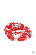 Load image into Gallery viewer, Perfectly Prismatic Paparazzi Red Bead Bracelet