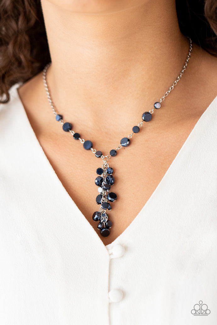 Cosmic Charisma Paparazzi Blue Necklace