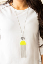 Load image into Gallery viewer, Color Me Neon Paparazzi Yellow Necklace