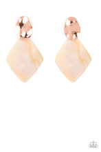 Load image into Gallery viewer, Alluringly Lustrous Paparazzi Copper Earrings