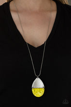 Load image into Gallery viewer, Rainbow Shores Paparazzi Yellow Necklace