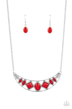 Load image into Gallery viewer, Emblazoned Era Paparazzi Red Bead Necklace