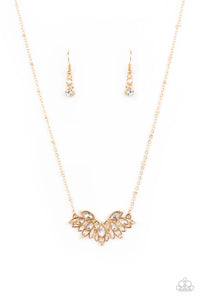 Deluxe Diadem Paparazzi Gold Necklace