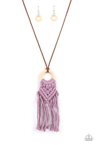 Crafty Couture Paparazzi Purple Necklace
