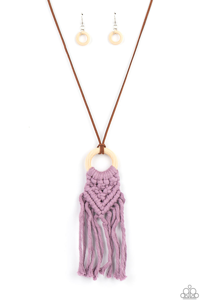 Crafty Couture Paparazzi Purple Necklace