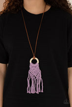 Load image into Gallery viewer, Crafty Couture Paparazzi Purple Necklace