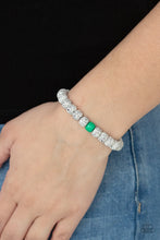 Load image into Gallery viewer, ZEN Second Rule Paparazzi Green Stone Bracelet