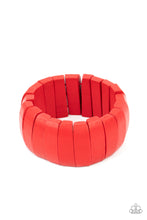 Load image into Gallery viewer, Raise The BARBADOS Paparazzi Red Wood Bracelet
