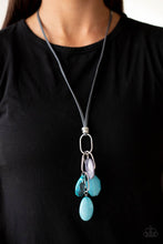 Load image into Gallery viewer, Fundamentally Flirtatious Paparazzi Blue Necklace