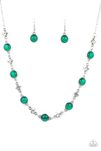 Load image into Gallery viewer, Inner Illumination Paparazzi Green Bling Necklace
